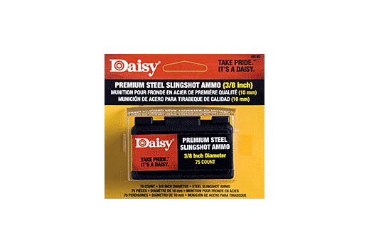 DAISY SLINGSHOT AMMUNTION 3/8" STEEL 70-COUNT PACK